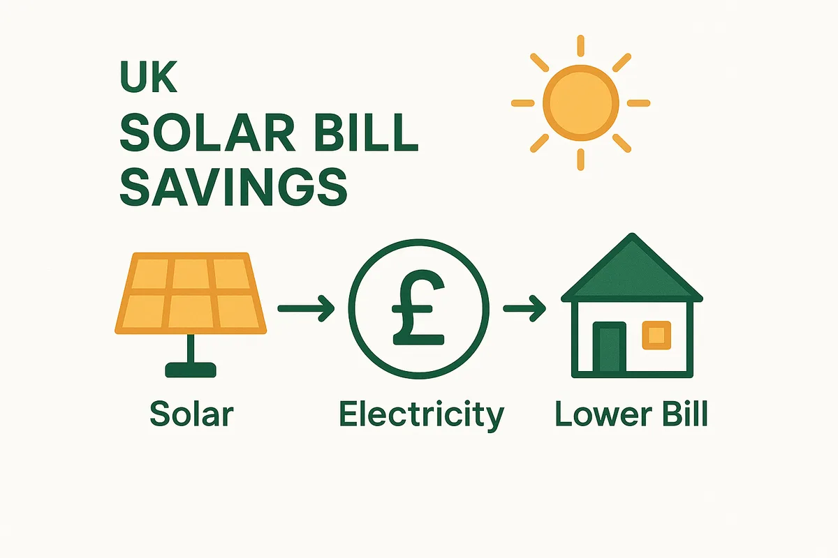 UK solar bill savings including SEG export income